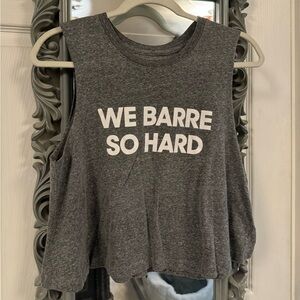 Spiritual Gangster x Pure Barre crop top.   Sizing is for small to medium.